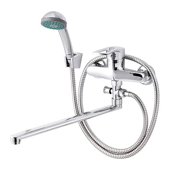 Смес/ванна ПСМ-521-К017 однор дл/изл плоск Lобр в/к ПЛЮС Профсан PSM-521-017