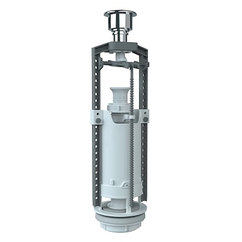 Арматура д/бачка слив хр кноп 1реж Unicorn SM/H