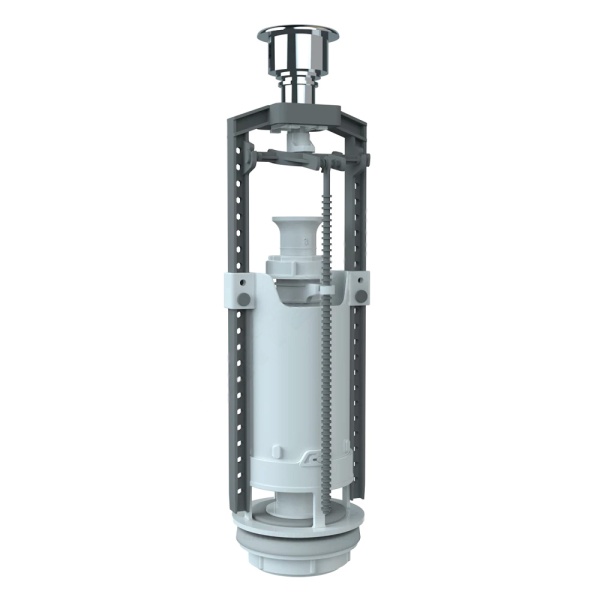 Арматура д/бачка слив хр кноп 1реж Unicorn SM/H