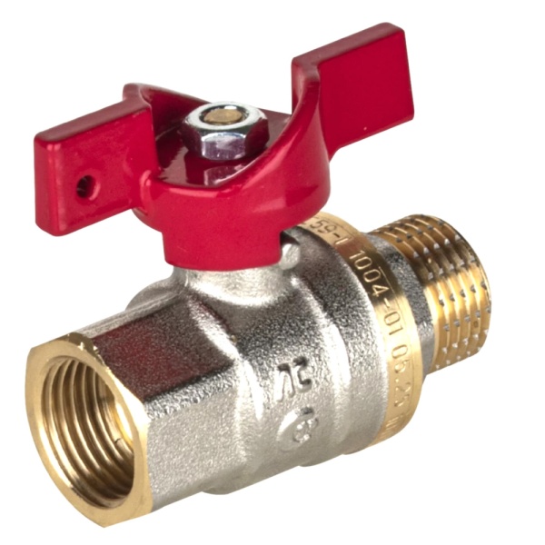 Кран шар лат 1004 Euro нк Ду20 Ру30 м/р полн баб Aquasfera 1004-02 .