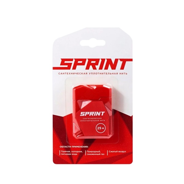 Нить уплотнит 25м вода, газ в блистере SPRINT 04065