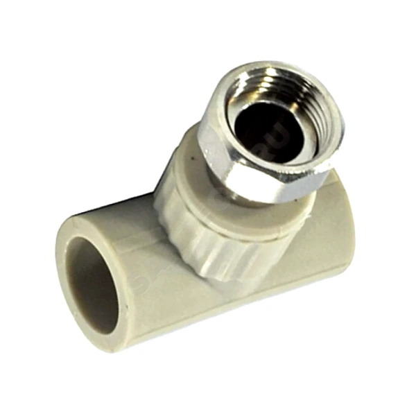 Тройник PP-R сер комб Дн25х3/4" нак/г VALFEX 10140025Г