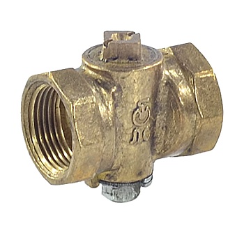 Кран конус лат газ 11б39бк Ду25 Ру10 м/м Цветлит ZW30004