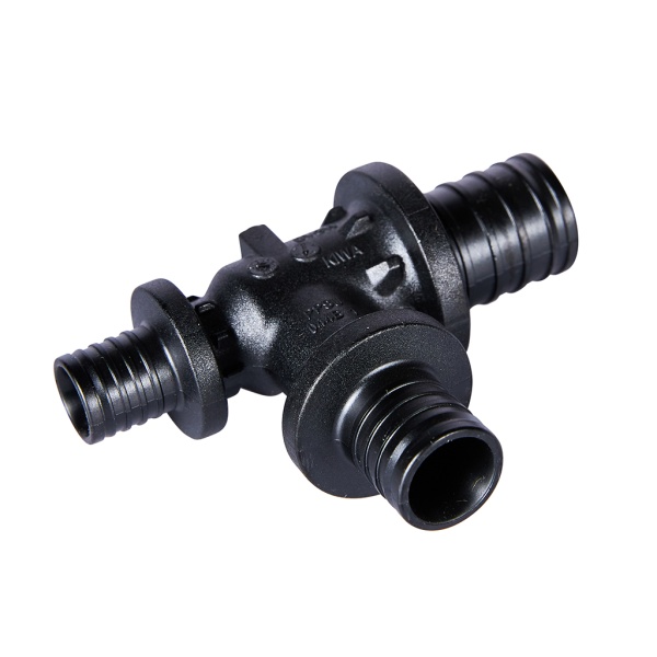 Тройник PE-X PPSU аксиал Дн25х20х16 перех RAUTITAN PX Rehau 11600841001