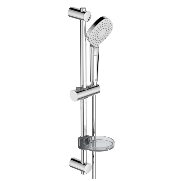 Гарнитур/душ EVO DIAMOND штанга 600мм+шланг+лейка 3реж Ideal Standard B2621AA