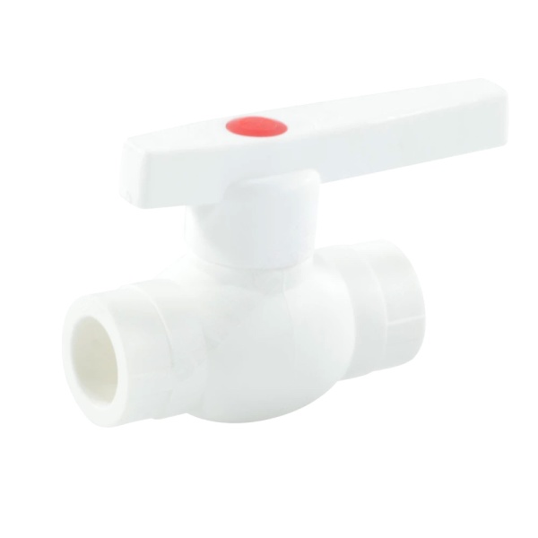 Кран шаровой PP-R бел Дн50 OPTIMA VALFEX VALF 10145050