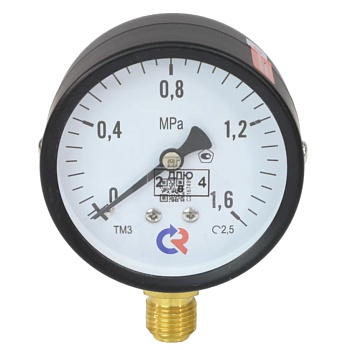 Манометр рад ТМ-310Р.00 0-1,6МПаДк63 G1/4" ст Росма 00000009024