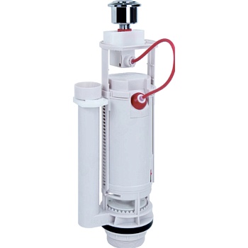 Арматура д/бачка слив хр кноп 2реж Unicorn SMU/P_2R