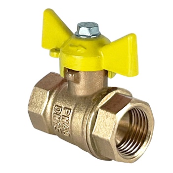 Кран шар лат газ 11Б27фтМ Ду15 Ру40 м/м баб VALFEX VF.277.LB3.012.N/P59