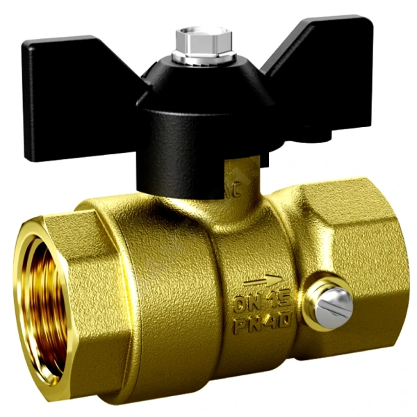 Кран д/ман шар лат Pride G1/2" Ру40 м/м баб LD 44.342.15