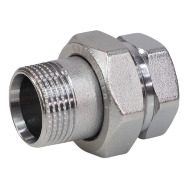 Соединитель лат американка Ду50 м/р хр Giacomini R18X018