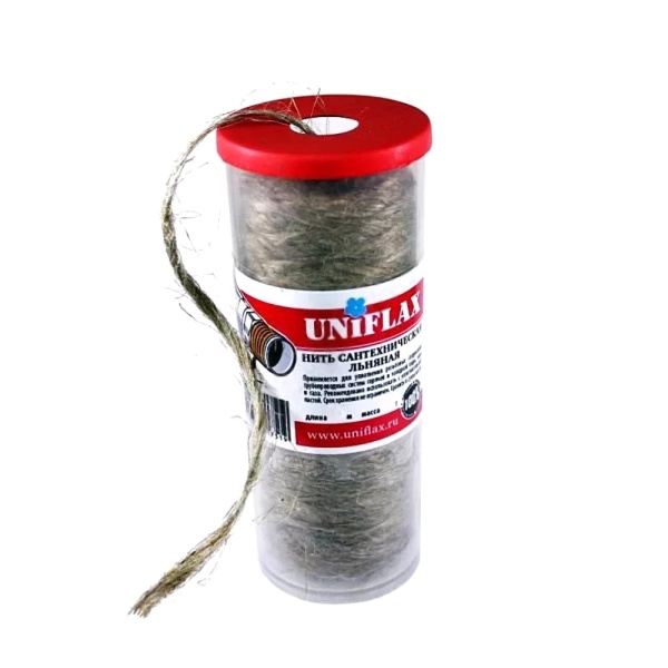 Нить льняная 110м банка UNIFLAX