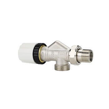 Термостатический клапан (терморегулятор) Varmega VM10802, 1/2" x 3/4"EK НР, осевой