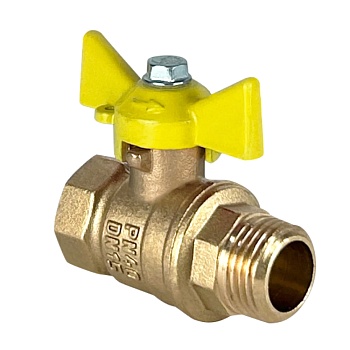 Кран шар лат газ 11Б27фтМ Ду20 Ру40 м/р баб VALFEX VF.278.LB3.034.N/P59