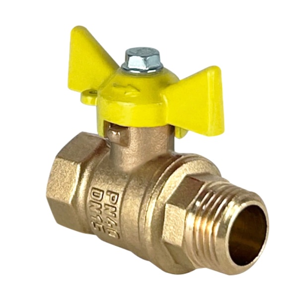 Кран шар лат газ 11Б27фтМ Ду20 Ру40 м/р баб VALFEX VF.278.LB3.034.N/P59