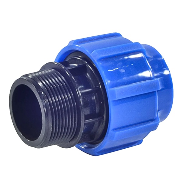 Муфта компресс ПЭ Дн20х1/2" НР Ру16 ТПК-АКВА 50030020