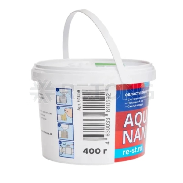 Паста для пропитки льна 400гр банка AQUAFLAX NANO 04059