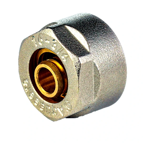 Евроконус PE-X лат обж Дн16х2,2х3/4" нак/г Aquasfera 5022-02