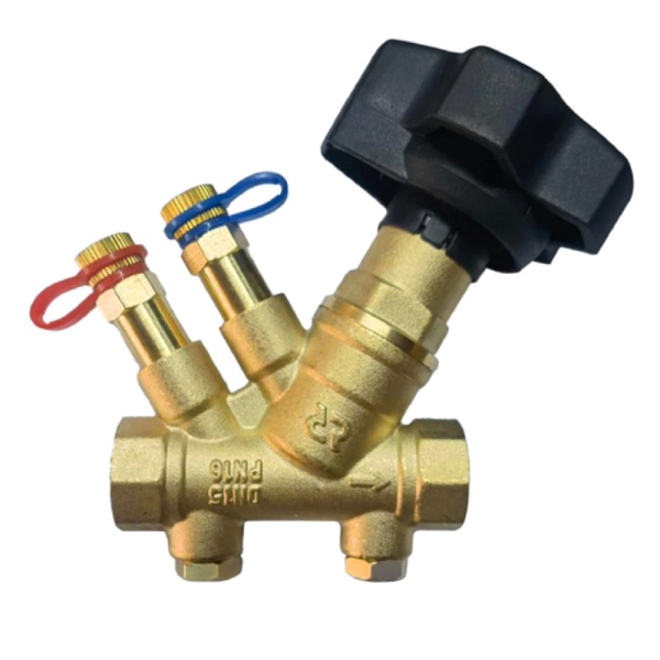 Ручной балансировочный клапан Ридан MVT-R DN15 с дренажем