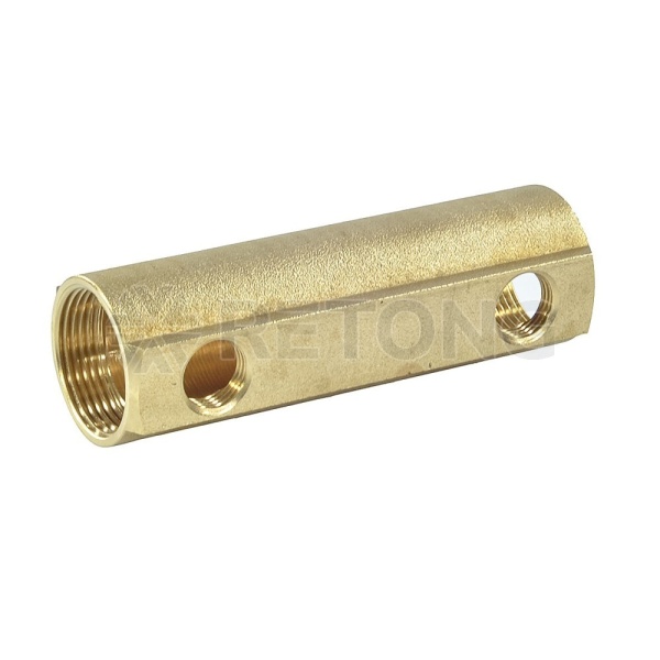 Коллектор лат 1 1/4" м/м 5в 1/2" вн/р 100мм Апогей 422146