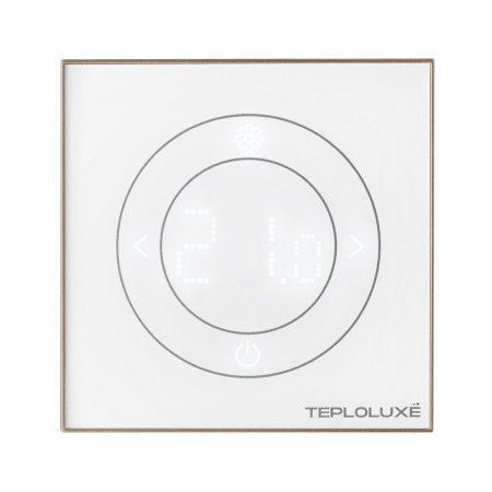 Терморегулятор электронный Теплолюкс Solus Zen Wi-Fi белый/золото