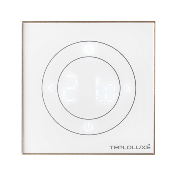 Терморегулятор электронный Теплолюкс Solus Zen Wi-Fi белый/золото