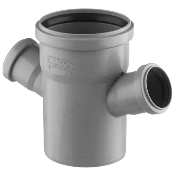 Крестовина, Ostendorf, HTDA, 87°, 110/110/50, PP (полипропилен), одноплоскостная