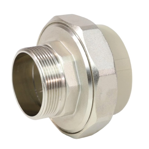 Муфта PP-R сер комб разъем Дн40х1 1/4" НР VALFEX 10156032Г