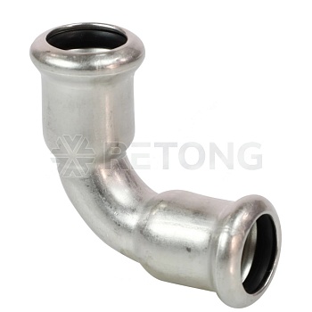 Отвод нерж AISI316L Дн28х90гр Ру16 пресс Inoxpres RM 181028900C