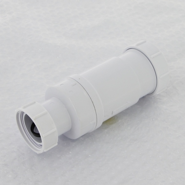 Клапан McALPINE самозакрывающийся сливной ("сухой" сифон), вход 1 1/2" В, выход 50 мм, компрес