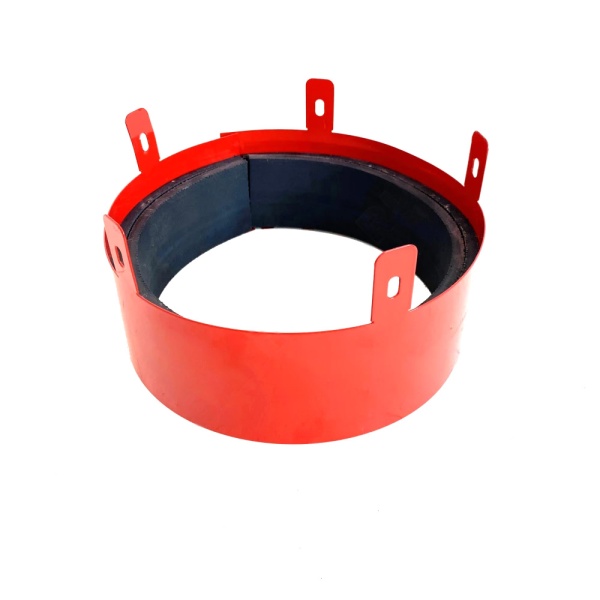 Муфта противопож ст Дн160 д/труб с замк ПМ-160 красн ФАЭКС