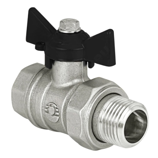 Кран шар лат 11Б27фт1М нк Ду15 Ру40 м/амер баб VALFEX VF.230.NB1.012.DP