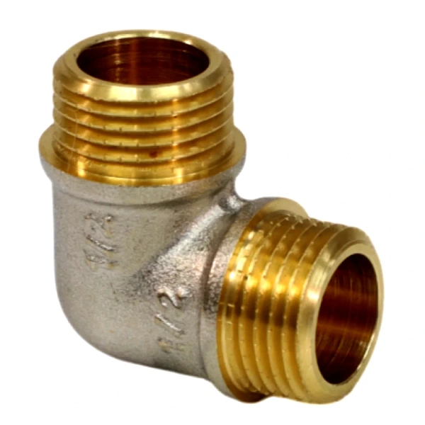 Угольник лат Ду15 р/р никель ГОСТ 32585 Aquasfera 9003-01