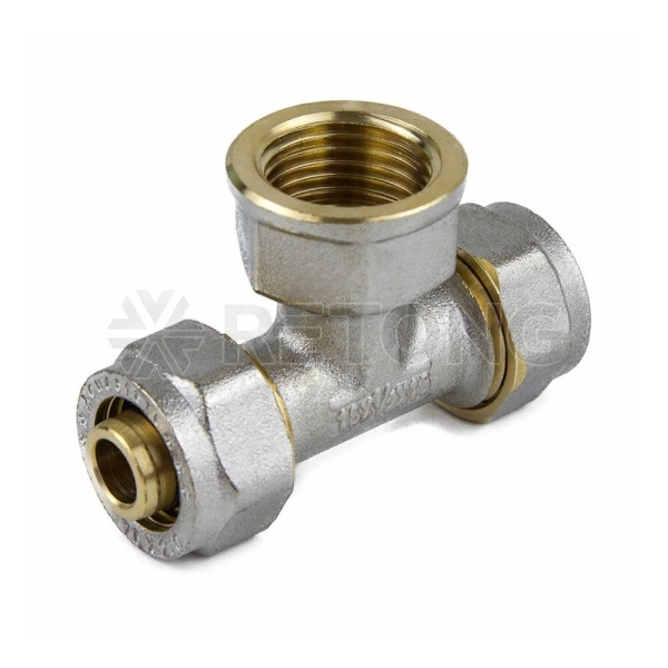 Тройник МП обж лат Дн16х1/2"х16 ВР Aquasfera 7013-01 .