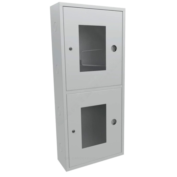 Шкаф пожарный встроен ШП-К-320-21 ВОБ (2ПК) ЗМ 1300х540х230 бел Балтика-01