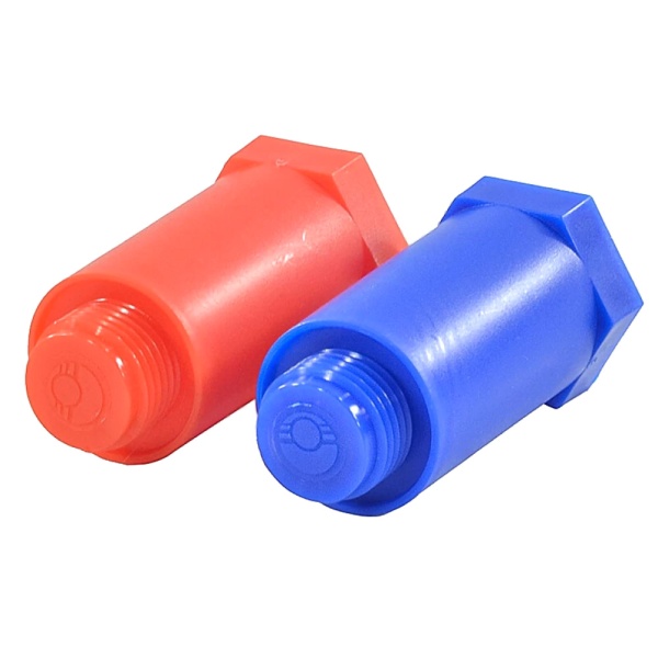 Заглушка PP-R син/красн удл 1/2" 2 шт VALFEX 10192020