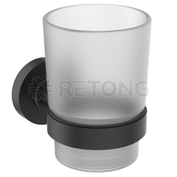 Стакан IOM с держат черн мат Ideal Standard A9120XG