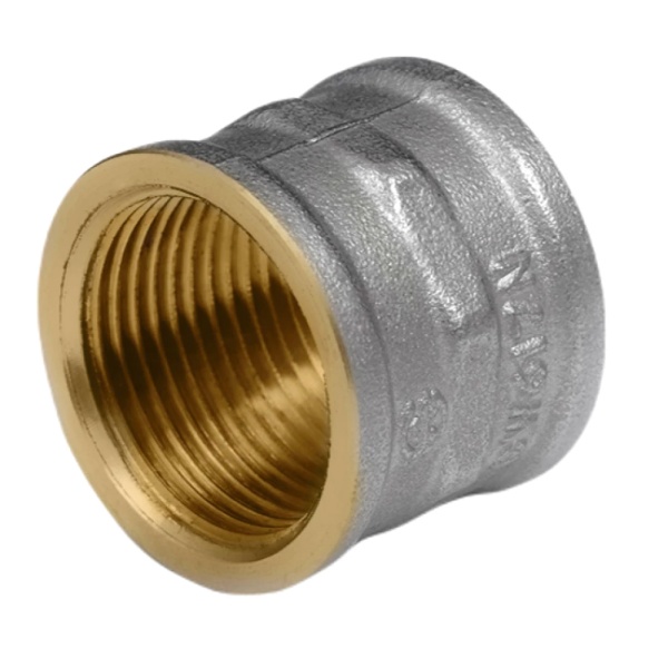 Муфта лат Ду50 м/м никель ГОСТ 32585 Aquasfera 9018-06