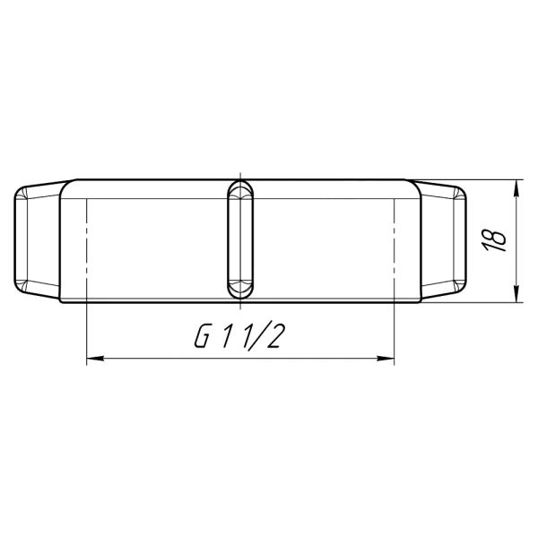 Гайка д/сифона 1 1/2" D=40мм АНИ Пласт М440