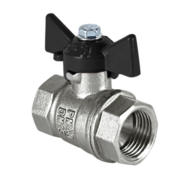 Кран шар лат 11Б27фт1М нк Ду25 Ру40 м/м баб VALFEX VF.217.NB1.100.DP
