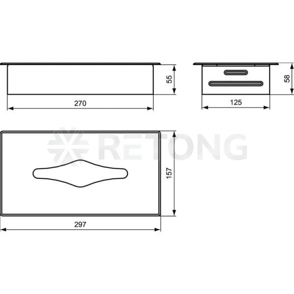Держатель д/салфеток IOM нерж сталь Ideal Standard A9133MY