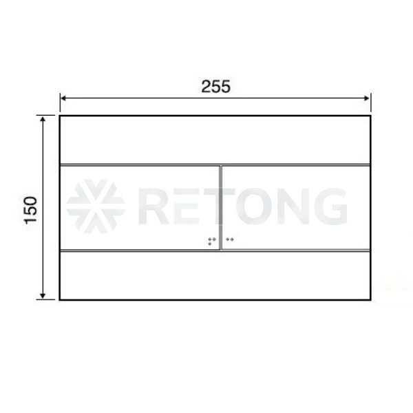 Кнопка д/инст пласт мех черн гл Slim Ideal Standard VV659055