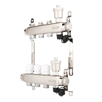 Группа коллект нерж 1" м/м 9в 3/4" ЕК н/р в/к Ogint 9506-08