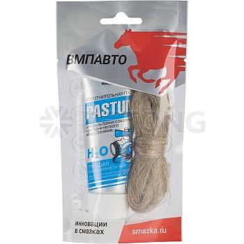 Набор для уплотнения резьбы лен 15гр+паста 70гр PASTUM H2O 8109