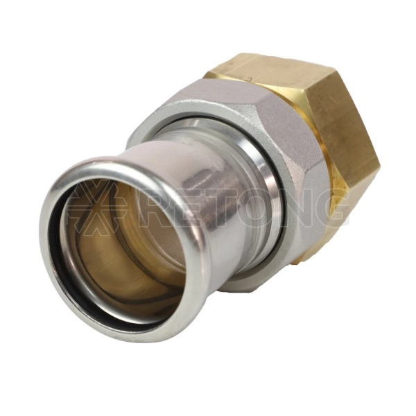 Муфта разъем нерж AISI316L Дн28х3/4" Ру16 пресс/ВР Inoxpres RM 184028343