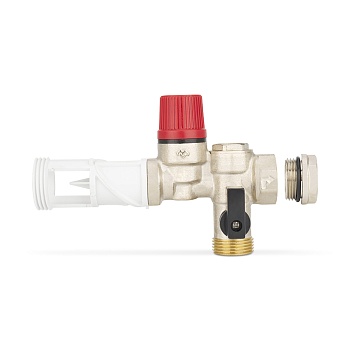 Группа безопасности бойлера Varmega VM16901, 3/4" (1/2"), с поворотным элементом, 7 бар