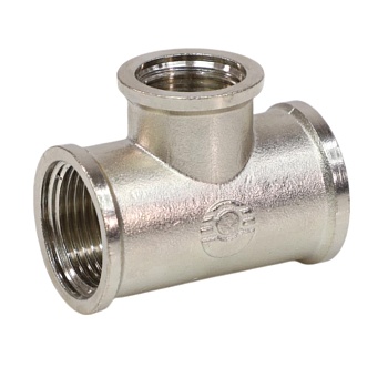 Тройник лат перех Ду25х20х25 ВР никель VALFEX VF.750.N.100.034.100