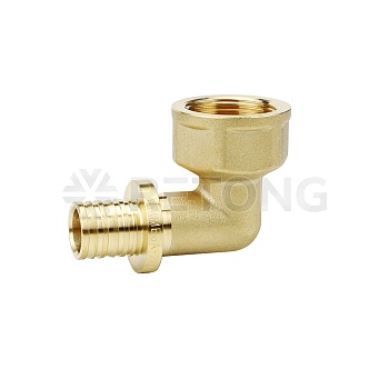 Угольник (угол) 90° с внутренней резьбой Varmega Slide-fit VM51511, 16x1/2", аксиальный