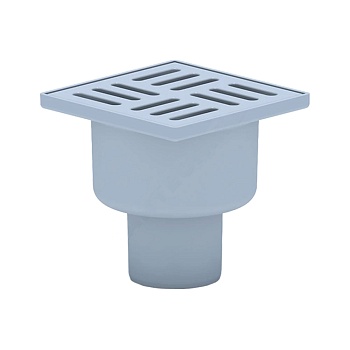 Трап нерег верт/вып гидр/затв Дн50 пласт/реш 100х100 АНИ Пласт TA5204