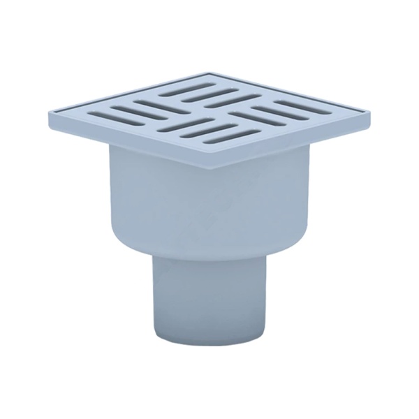 Трап нерег верт/вып гидр/затв Дн50 пласт/реш 100х100 АНИ Пласт TA5204